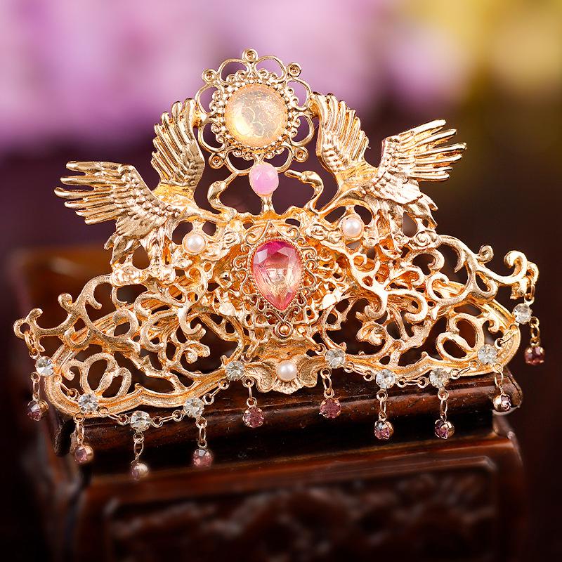 Imperial Phoenix Crown – Sacred Feminine Energy Hair Accessory