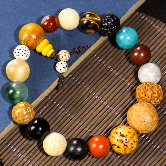 Shangri-La 18 Sacred Seeds Bracelet – Multidimensional Guardianship